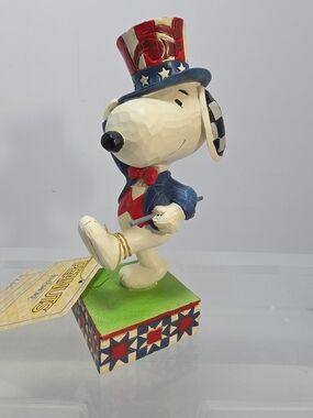 Jim Shore  Snoopy Figurine 6011949  4th July Collectibles